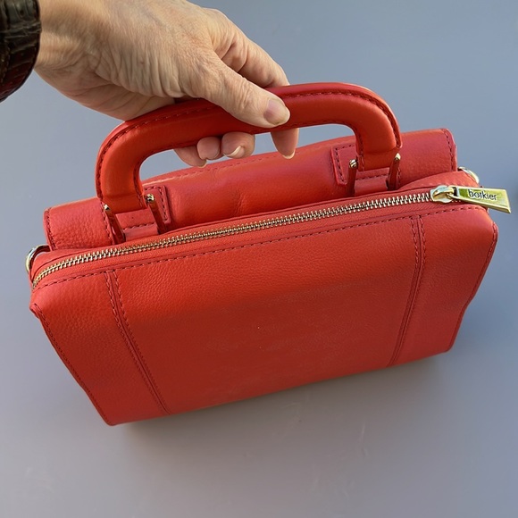 Botkier orange leather Sml Leon satchel by Botkier * EUC - Picture 12 of 13